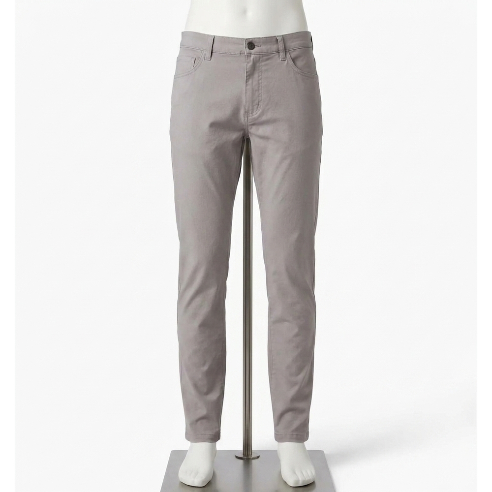 NEW FAHERTY movement 5-pocket pant in fossil